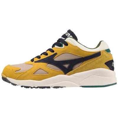 Zapatillas Mizuno Sky Medal S Mujer Kaki / Azul Marino / Amarillos - Chile M354XLJFBU